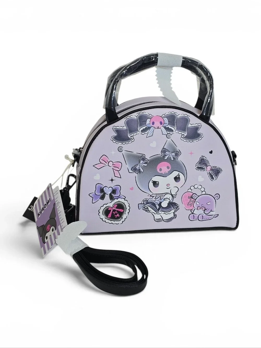 Loungefly Sanrio Kuromi & Baku Ribbon Dome Crossbody Bag NWT